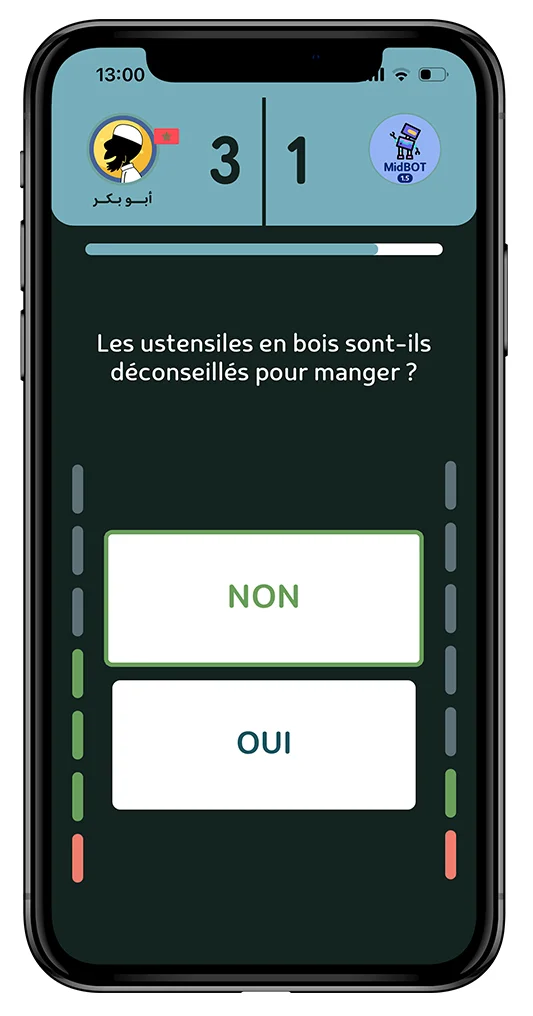 Aperçu de l'application