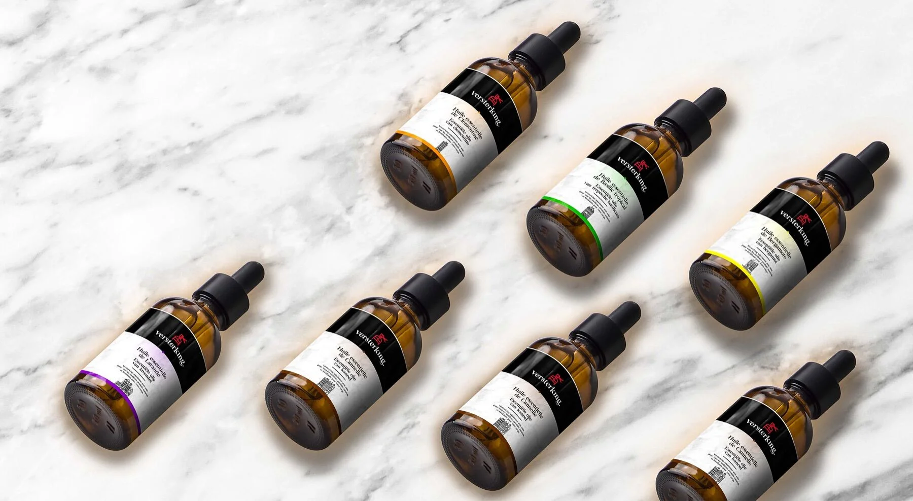 Flacon d'huile essentielle Versterking