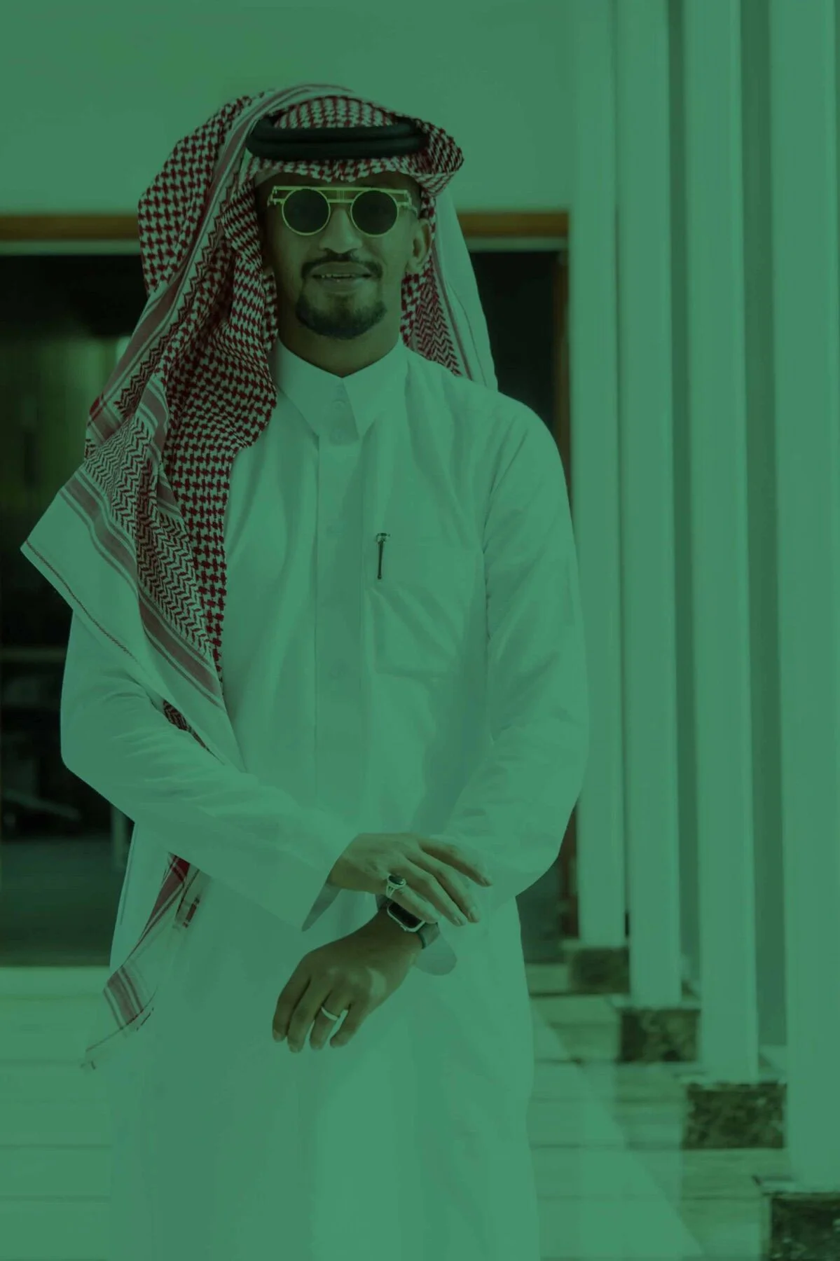 Visiter Saudia — visuel clé, identité saoudienne