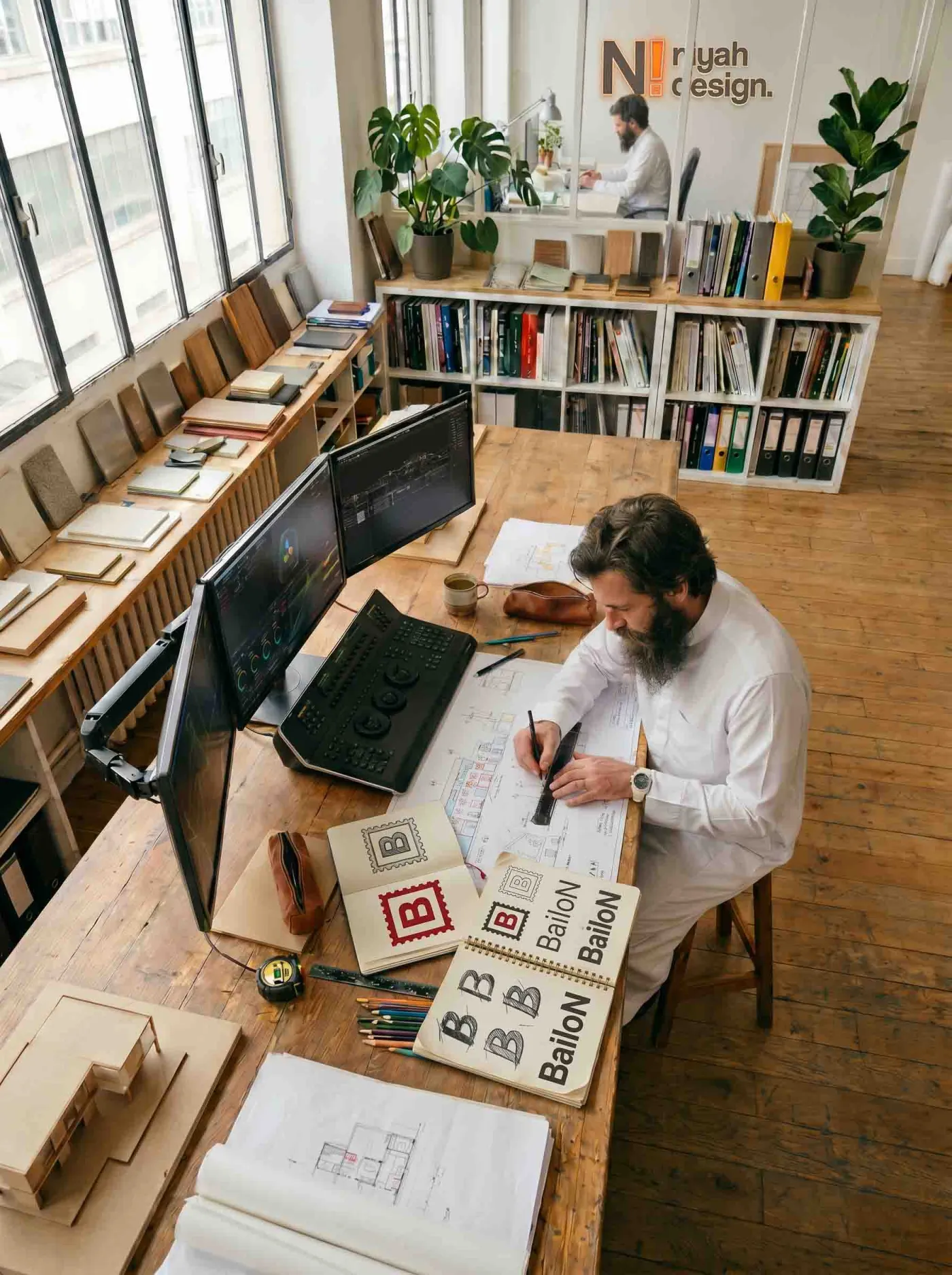 Atelier Niyah Design — Hadrien FAVREZ au travail